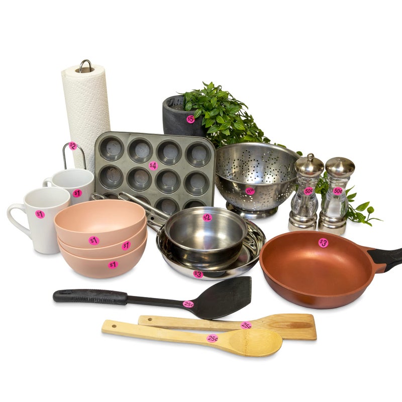 Sunburst Systems 7035 Priced Garage Sale Stickers, 1,000 Count Pre-Printed Labels, Pink - Image 2