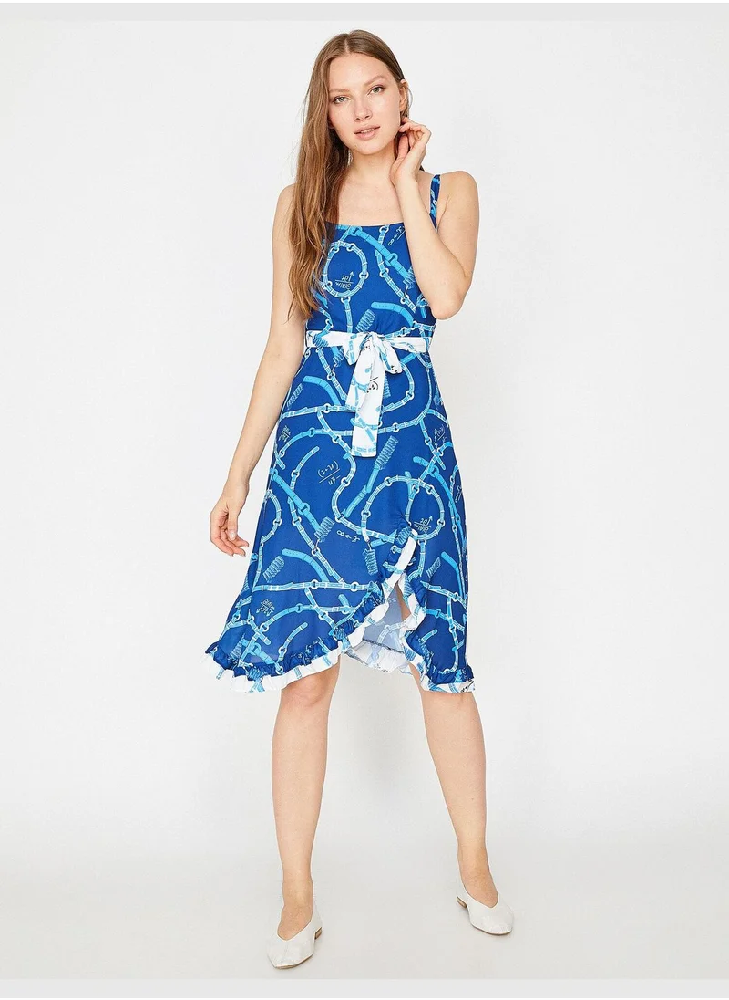 KOTON Tie Waist Dress