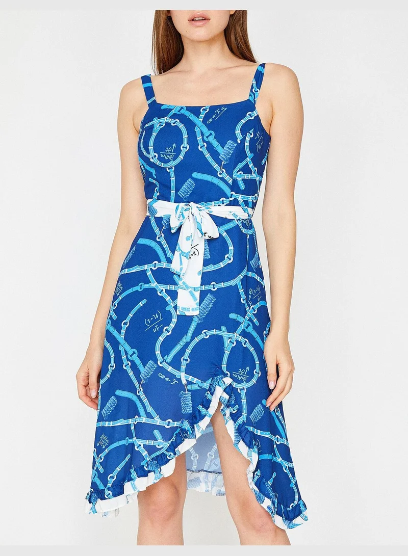 KOTON Tie Waist Dress