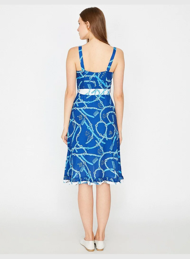 KOTON Tie Waist Dress