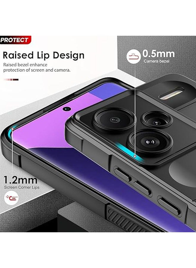 General The case is compatible with Xiaomi Redmi Note 13 Pro+/Plus 5G, 2-pack tempered glass screen protector, soft TPU liquid silicone case, shockproof and scratch-resistant rubber case  - Image 4