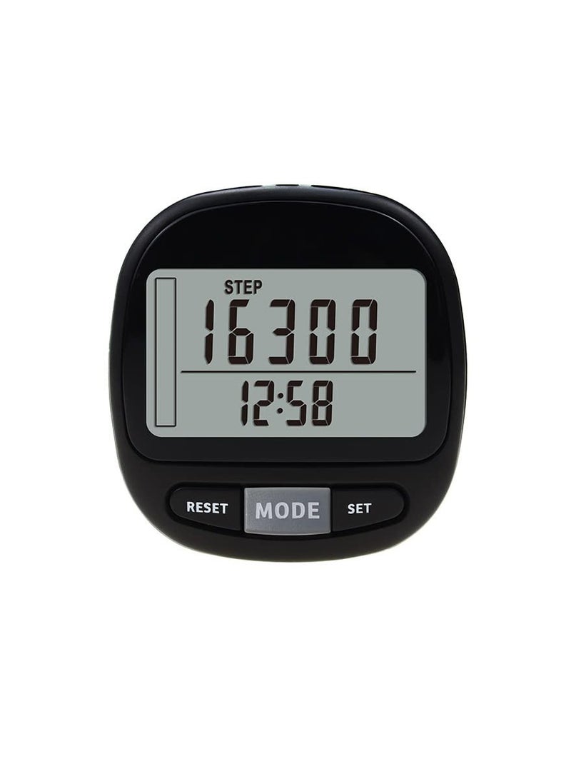 Generic 3D Walking Pedometer with 7-Day Memory, Accurate Distance Tracker for Adults - Monitor Your Walking Miles and Exercise Progress Effortlessly.  - Image 2