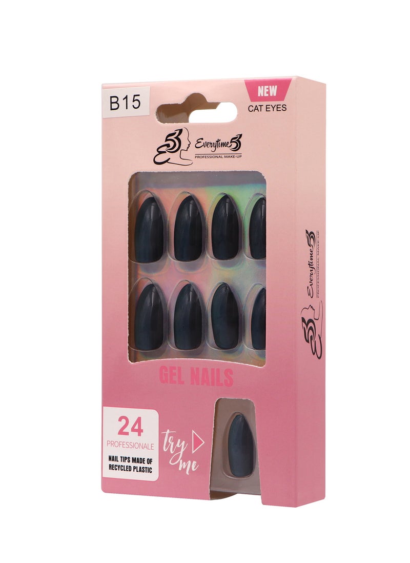 Everytime53 Women's Cateye Gel Nails - B15 - Image 2