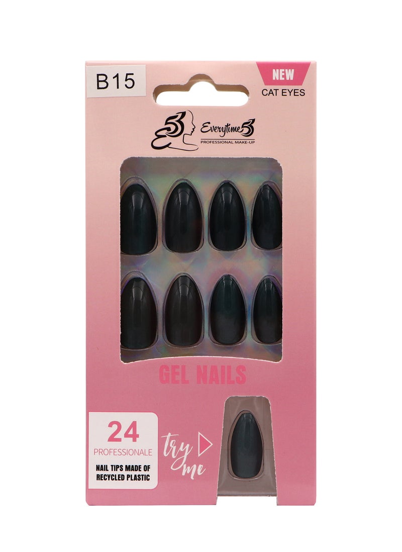 Everytime53 Women's Cateye Gel Nails - B15 - Image 1