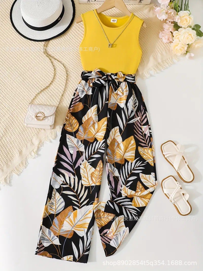 Baby Summer Two-Piece Set With Top And Pants Baby Summer Suit - Image 4