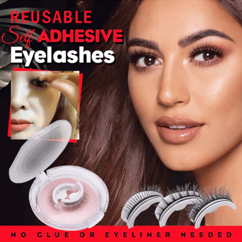 Self-adhesive False Eyelashes Thick Eyelashes Glue-free Self-adhesive Eyelashes - Image 4