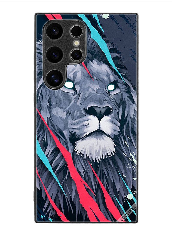 Covernex Protective Case Cover For Samsung Galaxy S24 Ultra Lion King Art - Image 1