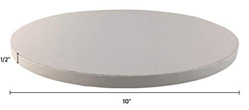 Maritide 10 Inch Cake Board Drums Round, 6-Pack, White, Sturdy 1/2" Thick for Heavy Or Multi-Tiered Cakes - Image 3