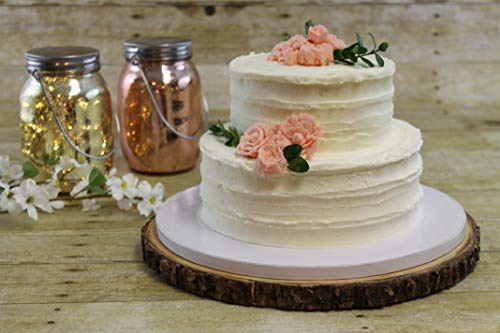 Maritide 10 Inch Cake Board Drums Round, 6-Pack, White, Sturdy 1/2" Thick for Heavy Or Multi-Tiered Cakes - Image 2