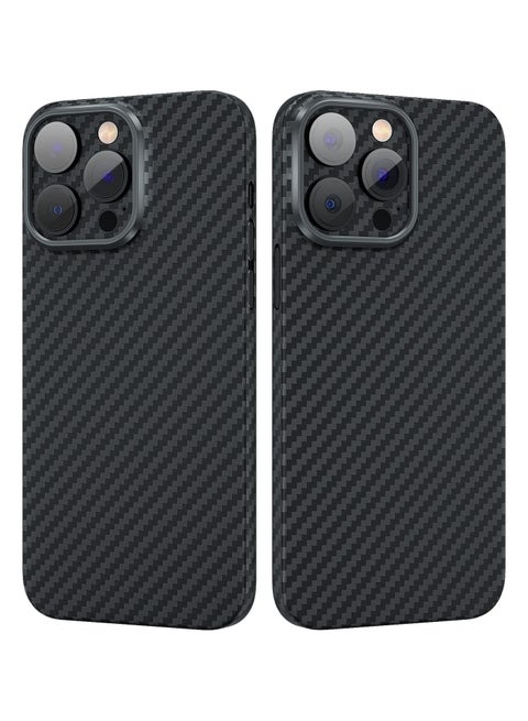 For iPhone 16 Pro Max Case Carbon Fiber, Real Aramid Fiber Sturdy Durable Carbon 0.5 mm Slim Fit for iPhone 16 Pro Max Carbon Fiber Thin Case