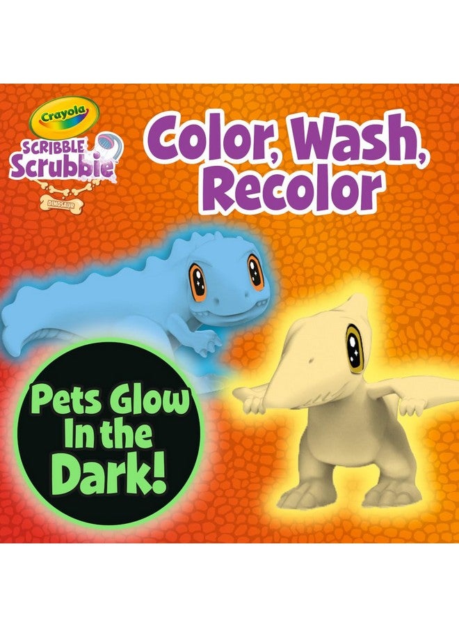 Crayola Scribble Scrubbie Pets Dinosaur Glow Combo Pack, Dinosaur Toys for Kids, Ages 3, 4, 5, - Image 4