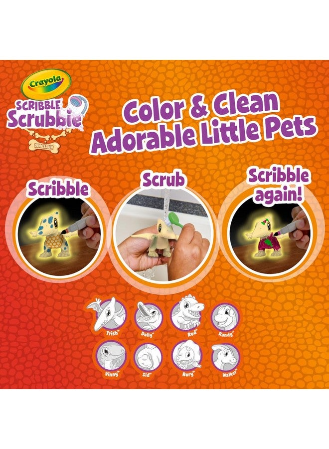 Crayola Scribble Scrubbie Pets Dinosaur Glow Combo Pack, Dinosaur Toys for Kids, Ages 3, 4, 5, - Image 5