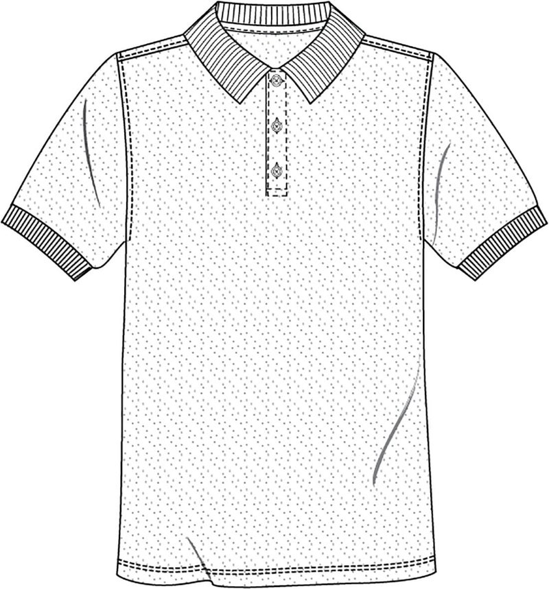Classroom School Uniforms unisex child Preschool Short Sleeve Pique Polo Shirt, Dark Purple, 2T US - Image 3