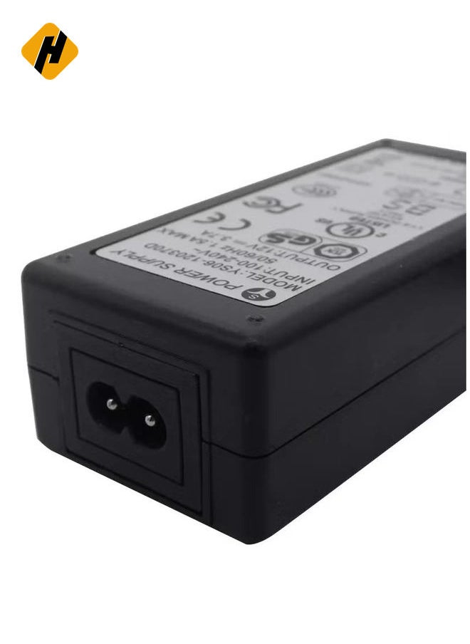 هوها امدادات الطاقة AC محول الكمبيوتر المحمول الشاحن الحاسوب سلك 12V 3.7A YS06-120370D  - Image 3