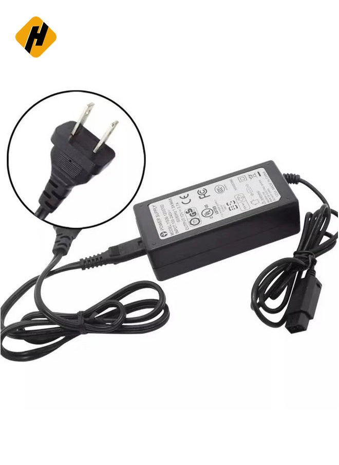هوها امدادات الطاقة AC محول الكمبيوتر المحمول الشاحن الحاسوب سلك 12V 3.7A YS06-120370D  - Image 1
