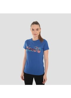 DIADORA Ss T-Shirt Iconic Saks Blue Women's T-Shirt - 502.176088-C3940  - Image 1