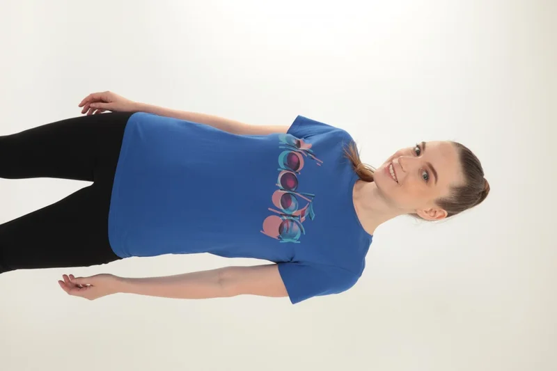 DIADORA Ss T-Shirt Iconic Saks Blue Women's T-Shirt - 502.176088-C3940