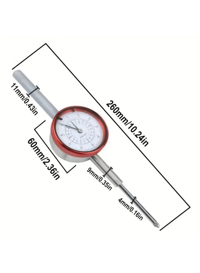 ETOPOO Professional 0 2in Dial Indicator 0 001 Graduations Carbide Anvil Ball Anti Slip Design - Image 3