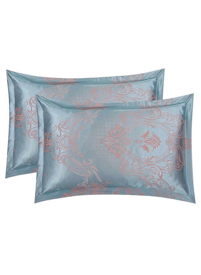 Stargold Comforter Set Extra Soft Lace Jacquard Comforter King Size Microfiber Printed 8 Pieces Set  - Image 3