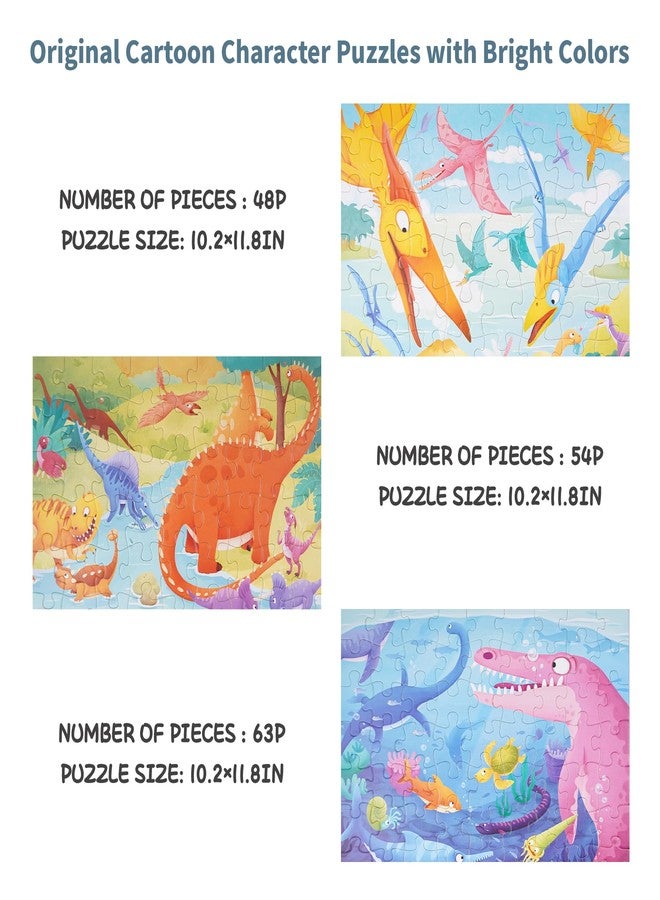 TOI Leveled Puzzles for Kids Aged 3.5 and Up, Toddler Puzzle Preschool Learning Jigsaw Puzzles, Large Pieces Educational Game for Boys Girls, Classic Education Step 4 - Image 2