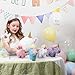 Tezituor 24 Inches Unicorn Plush Toy Set for GirlsSmall Unicorn Stuffed Animal 5Pcs Unicorns in Mommy Unicorns BellyUnique Stuffed Unicorns Gifts for Children Christmas Valentines White - Image 4