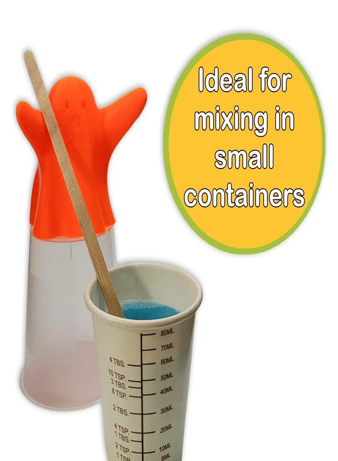 NSI 50 7" Inch Wood (Birch) Paint, Stain, Resin, Epoxy Mixing/Stir Sticks (Pack of 50) Flexible, Rouded Ends - Image 4