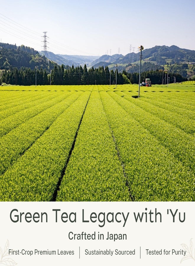 Yu Tea Organic Decaf Matcha Powder Ceremonial Grade, 50 Servings | Rich in Antioxidants & L-Theanine, Low Caffeine | Unsweetened Grade A Japanese Green Tea Powder | Resealable Pouch, 2.65 oz - Image 5