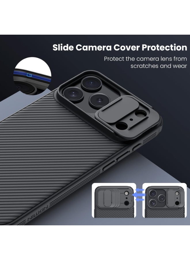 Nillkin Case Cover CamShield Pro Magnetic Wireless Charging  Case With Slide Camera For Iphone 17 Pro Max (Black) - Image 5