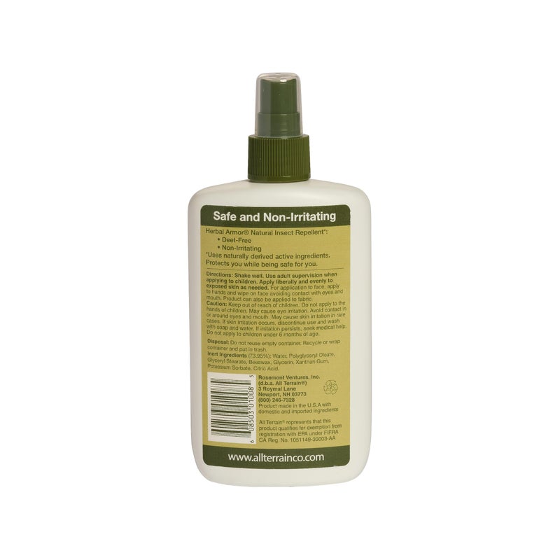 All Terrain Herbal Armor DEET-Free Pump Spray 8oz. Insect Repellent - Value Size, Plant-Based and All-Natural Bug Repellent for Outdoor Protection, Safe for Family and Pets - Image 2