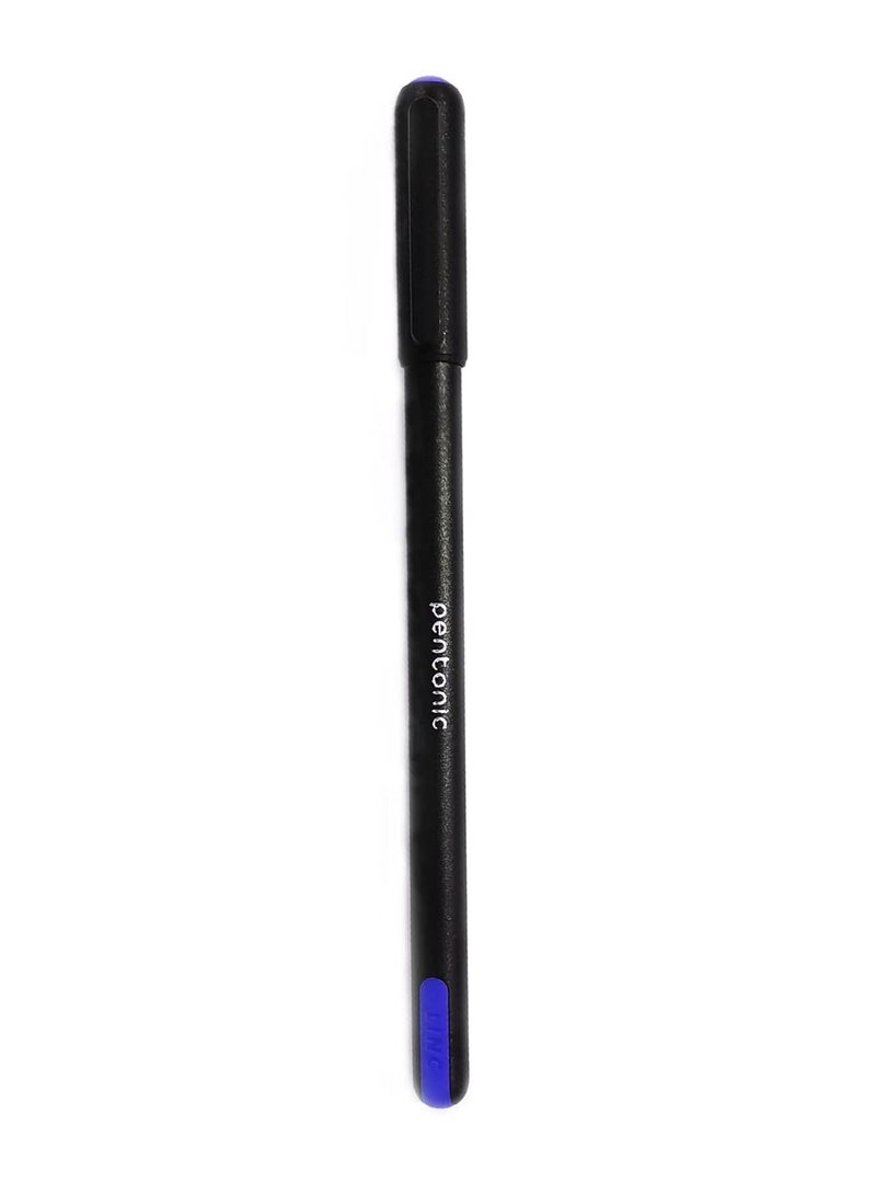 Pentonic 0.7 mm Ball Pen Blister Pack | Black Body | Blue Ink | Set of 10 Pens - Image 4
