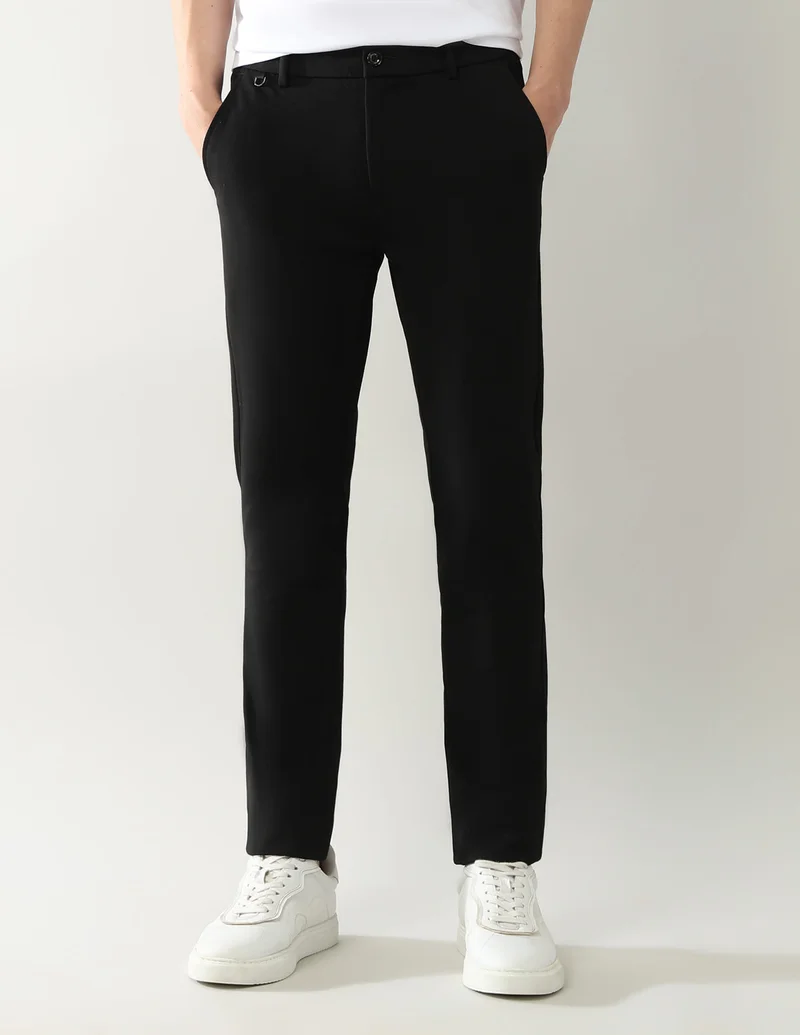 Slim Fit Knitted Autoflex Trousers