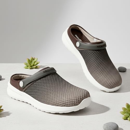 KazarMax Wanderer Brown Clogs Sandals for Men -8 UK - Image 5