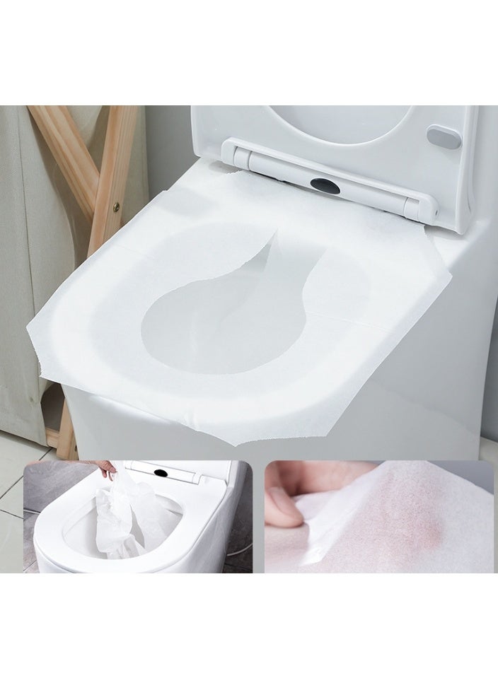 250 Sheets Disposable Toilet Seat Cover,XL Half-Fold Flushable Paper Toilet Seat Covers,Toilet Seat Liners for Adults and Kids,Premium Portable Potty Covers - Image 1