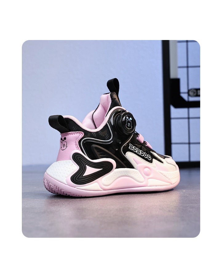 BOBDOG Autumn Boys' and Girls' Fashion Sports Shoes  Children's Practical  Basketball Shoes Anti slip Rubber Sole - Image 3