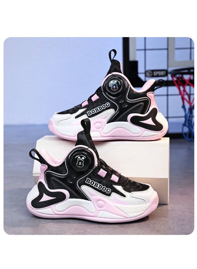 BOBDOG Autumn Boys' and Girls' Fashion Sports Shoes  Children's Practical  Basketball Shoes Anti slip Rubber Sole - Image 2
