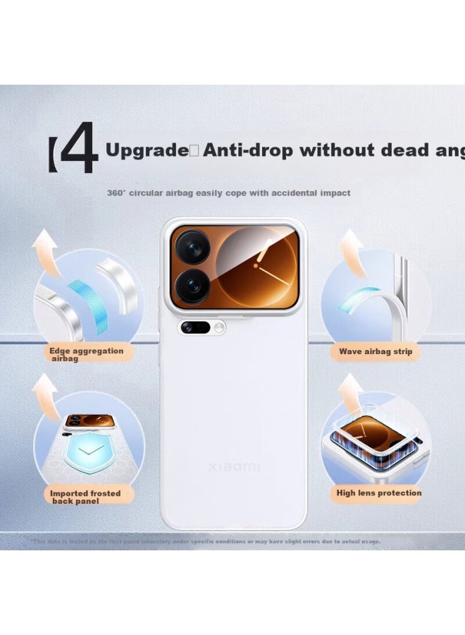 Divi [millions Sold Online] Phone Case For Xiaomi 17 Pro Max, Xiaomi 17 Pro Max Protective Cover, Shockproof Camera Protection, Ultra-thin Heat Dissipation, Frosted Transparent White - Image 5