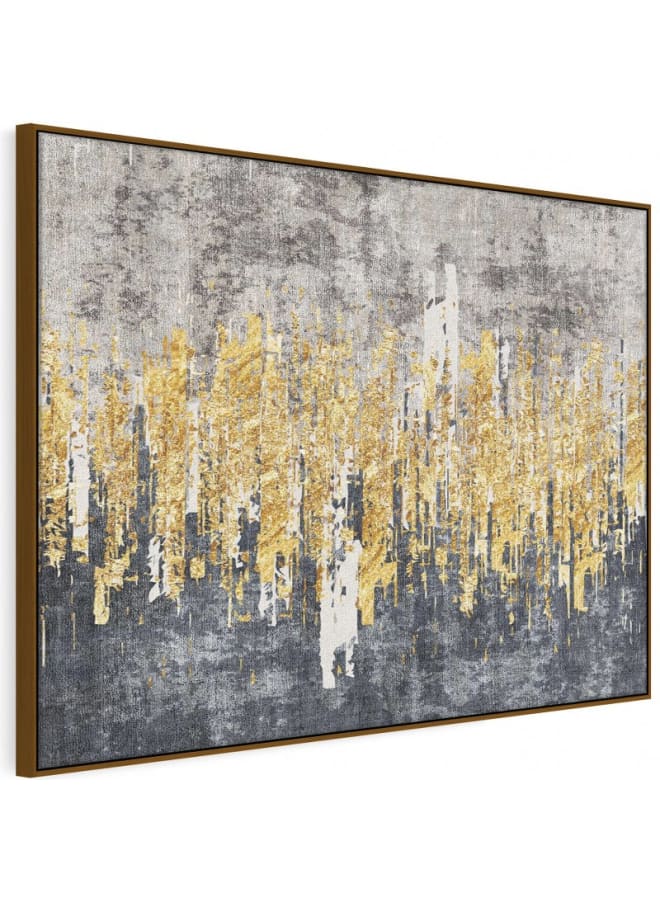 Home Gallery Abstract art gold watercolour framed wall art 120x80 - Image 5