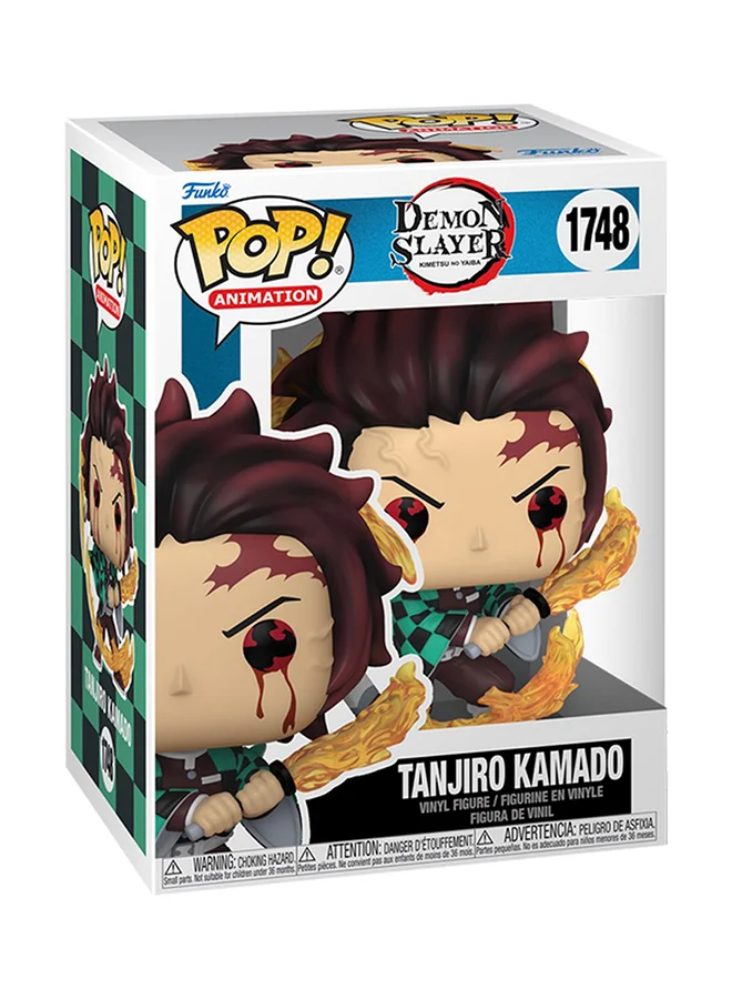 فانكو Pop! Animation: Demon Slayer - Tanjiro (Sun Breathing), Collectable Vinyl Figure - Gift Idea - Official Merchandise - Toys for Kids & Adults - Movies Fans - Model Figure for Collectors and Display - 80334