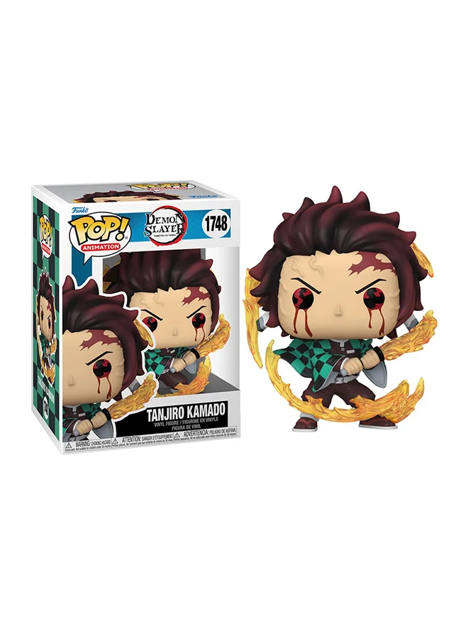 فانكو Pop! Animation: Demon Slayer - Tanjiro (Sun Breathing), Collectable Vinyl Figure - Gift Idea - Official Merchandise - Toys for Kids & Adults - Movies Fans - Model Figure for Collectors and Display - 80334