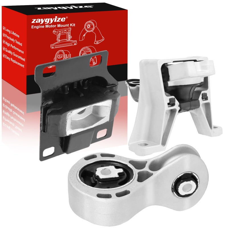 zaygyize 3PCS Engine Motor Mount Set Compatible with Ford Focus 20082011 L4 20L Replace A5322 A2986 A5495 Transmission Mount Torque Strut Mount - Image 3