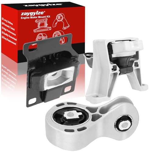 zaygyize 3PCS Engine Motor Mount Set Compatible with Ford Focus 20082011 L4 20L Replace A5322 A2986 A5495 Transmission Mount Torque Strut Mount - Image 1