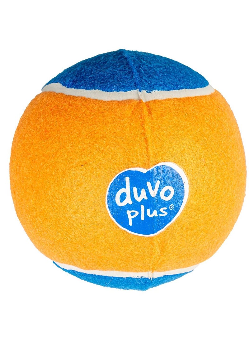 duvo Plus Tennisball Toy For Dogs Orange/Blue 13CM - Image 1