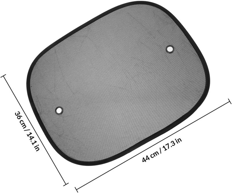 Car Window Sun Shade Mesh Visor 44x36cm Black Side Window Shade for UV Protection Automotive Interior Sunshade - Image 2