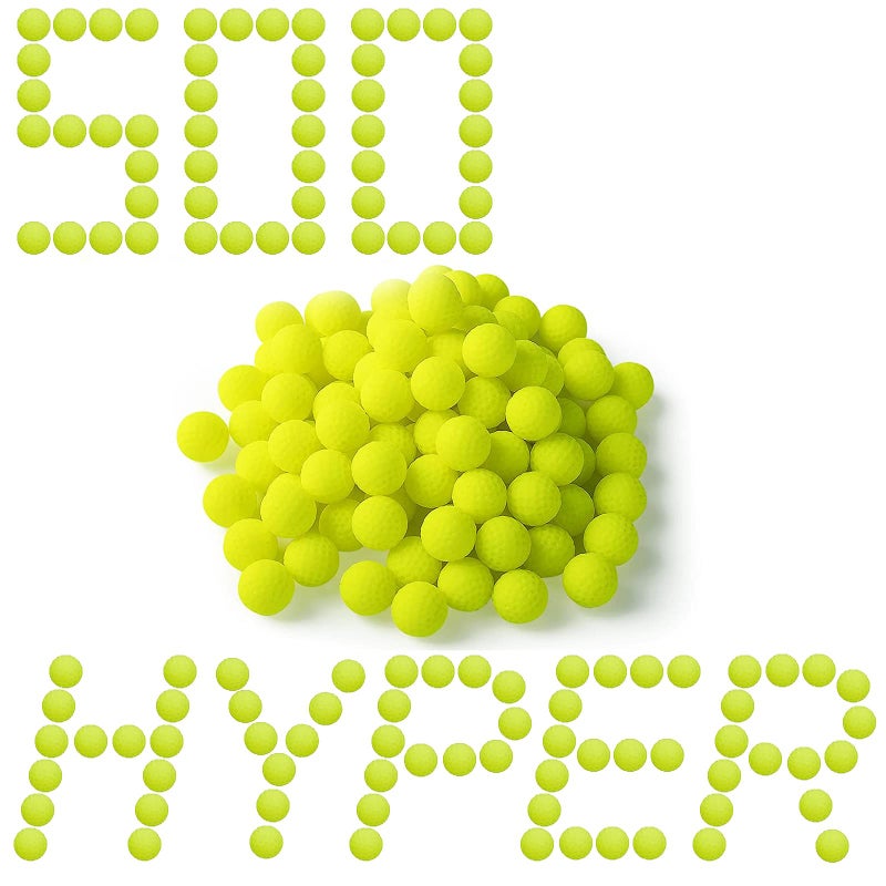 YTSWELE 500 Rounds Refill Pack Balls Ammo for Nerf Hyper Blaster Series Stock Up Hyper Games - Image 2
