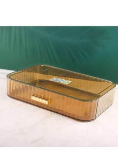 Phoenix Acrylic Makeup Organizer , Bathroom Vanity Organizers and Storage, Ideal for Desk and Dresser Countertops, Great for Cosmetics, skincare, Lipsticks(1Drawer)  - Image 1
