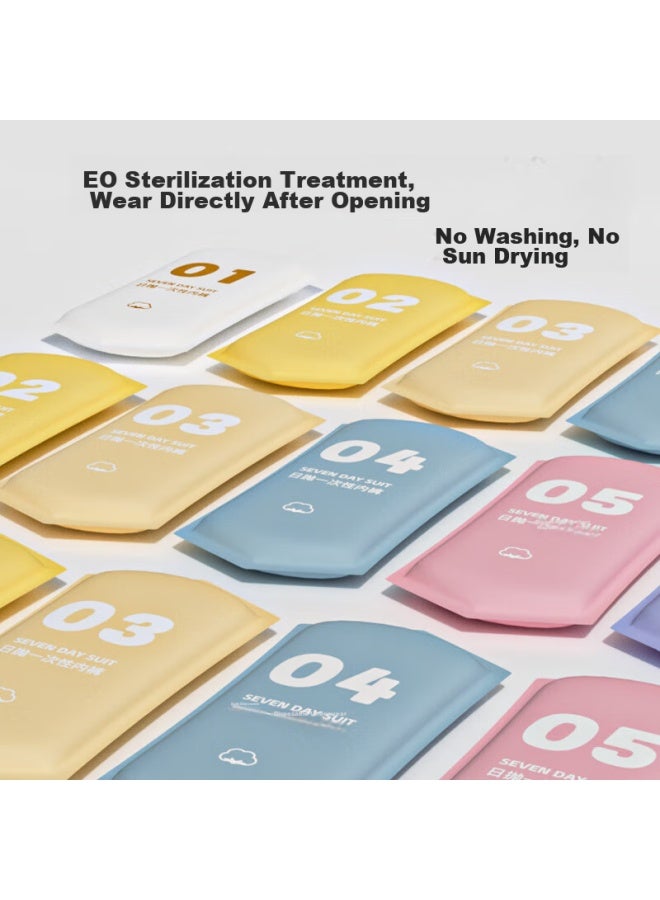Forty thousand kilometers 40,000 Km Disposable Sterile Cotton Underwear For Women, Travel-friendly, No-wash Shorts, Postpartum Maternity Large Size Daily Disposable Panties Sw7356  - Image 5