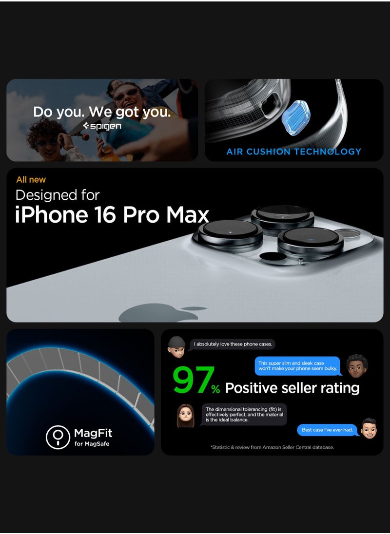 Spigen - غطاء حماية Ultra Hybrid MagFit لهاتف iPhone 16 Pro Max مع MagSafe (2024) - ذهبي - Image 1