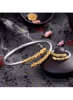 Hanghaijia Unisex Vintage Monkey King Wukong Gold band  style forever Bracelet  - Image 1