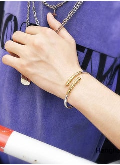 Hanghaijia Unisex Vintage Monkey King Wukong Gold band  style forever Bracelet  - Image 2