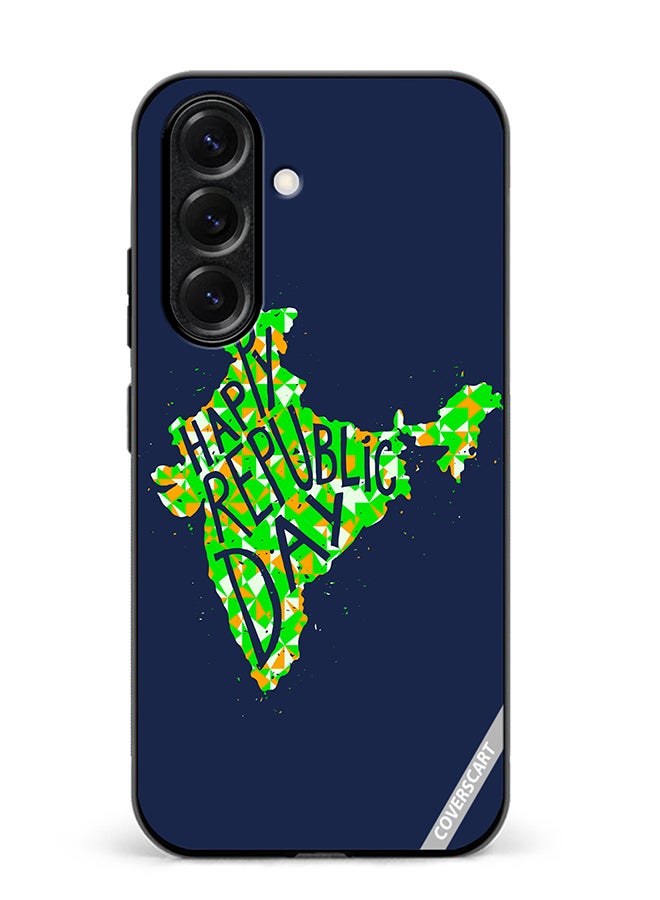 VR CREATIVE Protective Case Cover For Samsung Galaxy S25 Plus Happy Republic Day Typographic Hindi Design Multicolour